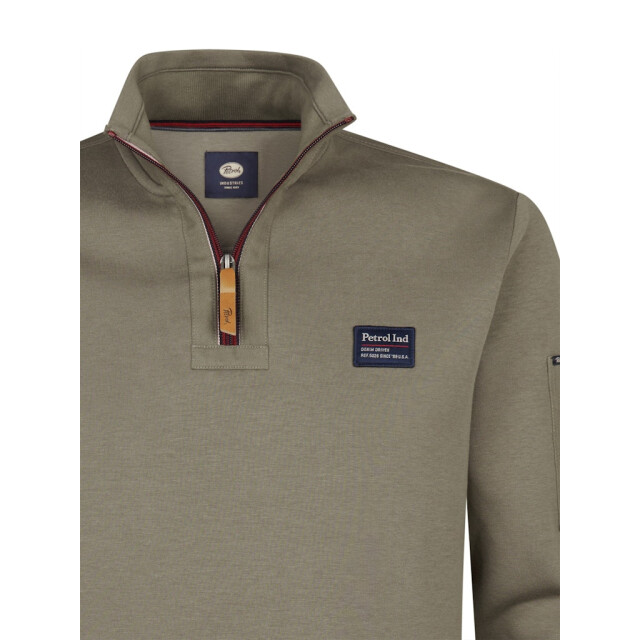 Petrol Industries Men sweater collar zip army 5209.26.0044 large