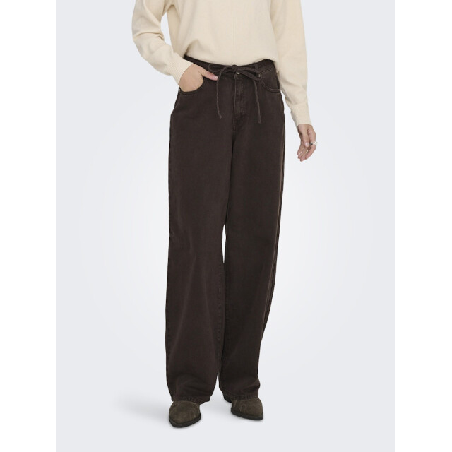 Only Onlgianna mw straight dnm brown denim - 4103.70.0005 large