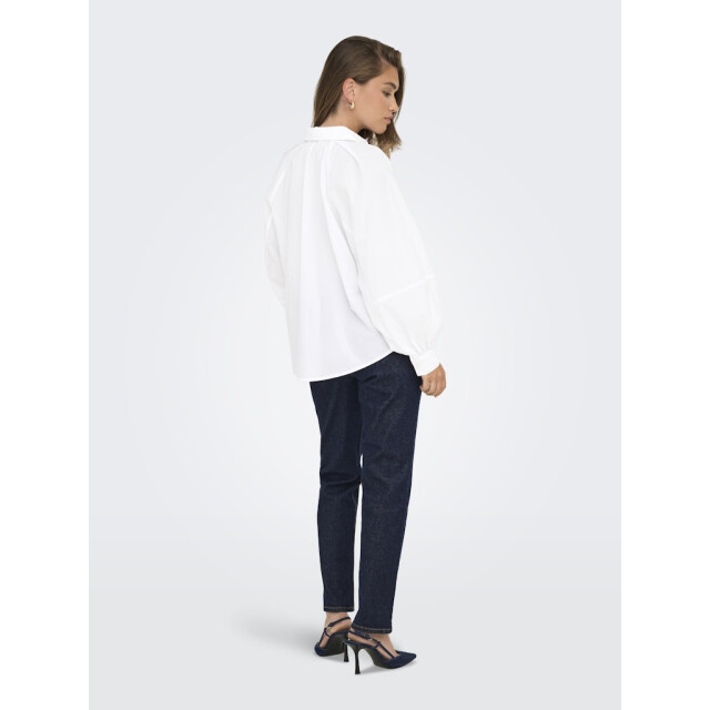 Only Onlriver ls shirt ox wvn off-white 4309.02.0033 large