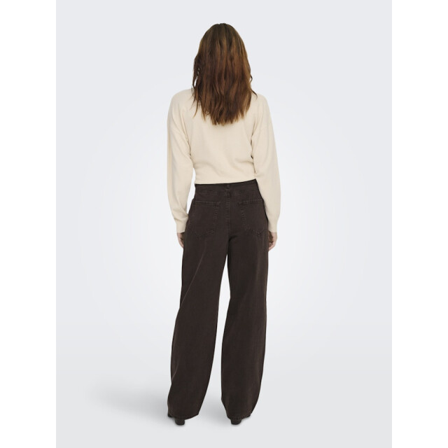 Only Onlgianna mw straight dnm brown denim - 4103.70.0005 large