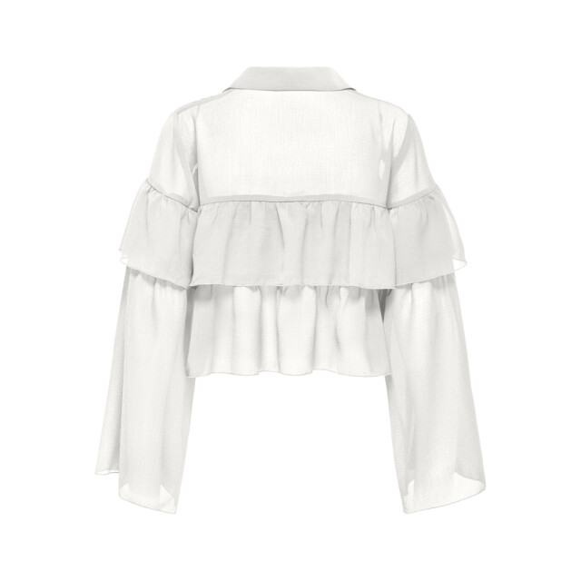 Only Onlsuzzi ls frill tie top ox wvn off-white 4389.02.0022 large