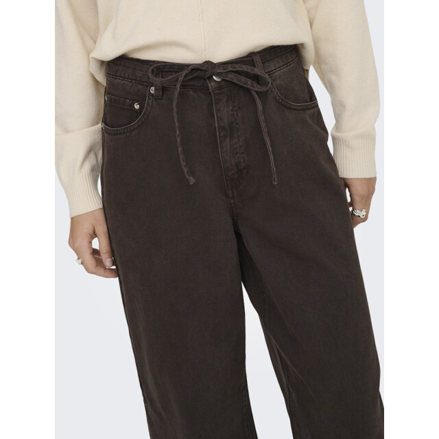 Only Onlgianna mw straight dnm brown denim - 4103.70.0005 large