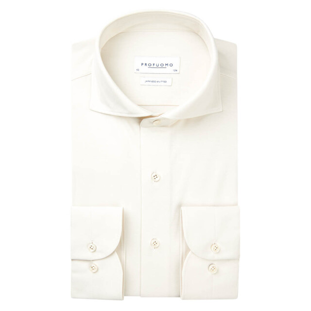 Profuomo Japanese knitted overhemd met lange mouwen 102025-001-45 large