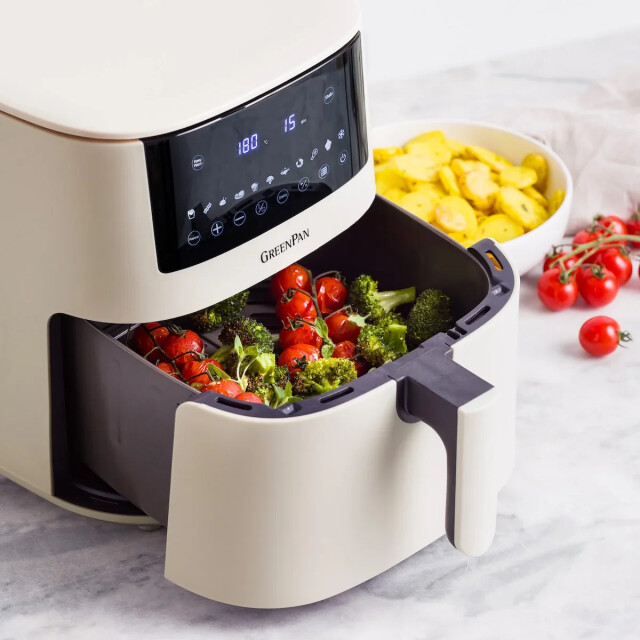 Greenpan Bistro xl airfryer 7,2l pfas-vrij crème 4894871077058 large