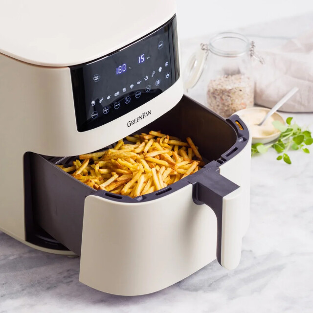 Greenpan Bistro xl airfryer 7,2l pfas-vrij crème 4894871077058 large