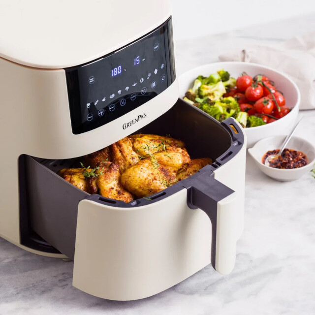 Greenpan Bistro xl airfryer 7,2l pfas-vrij crème 4894871077058 large