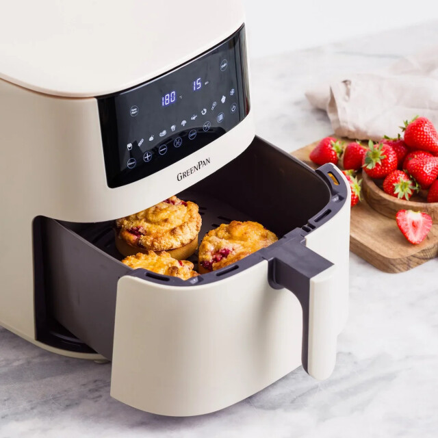 Greenpan Bistro xl airfryer 7,2l pfas-vrij crème 4894871077058 large