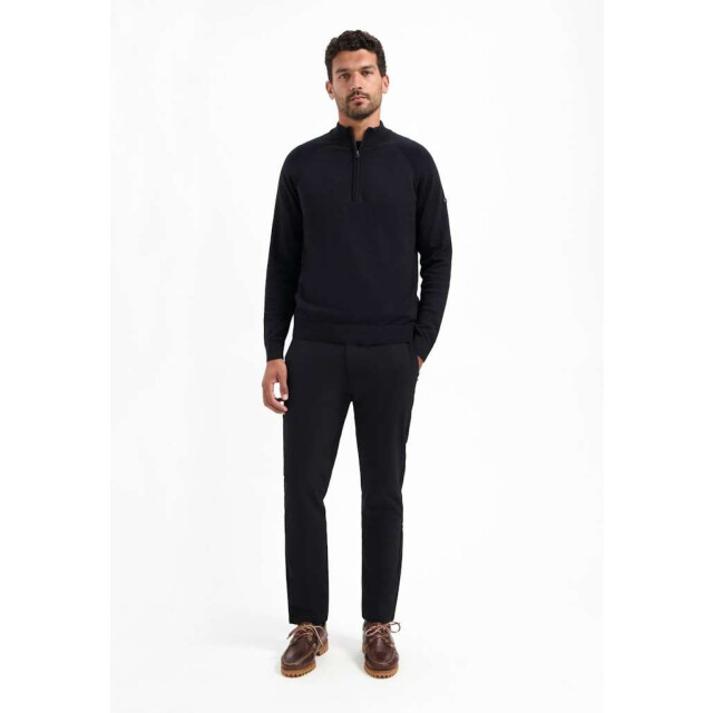 No Excess Pullover half zip high collar solid black 29230967SN-020 large