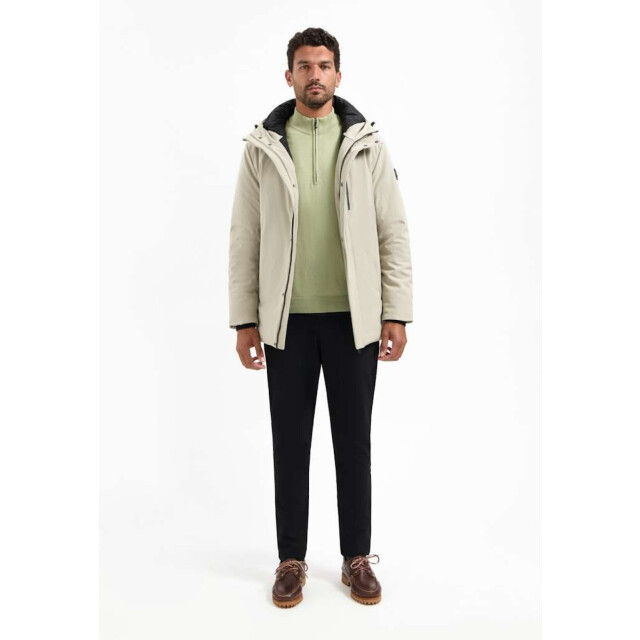 No Excess Pullover half zip high collar solid light moss 29230967SN-197 large