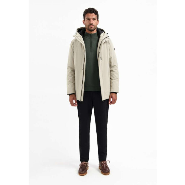 No Excess Pullover half zip high collar solid dark green 29230967SN-052 large