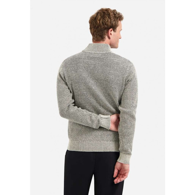 No Excess Cardigan 2 coloured melange stone 29230944-014 large