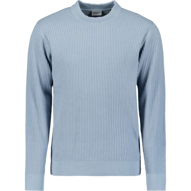 No Excess Pullover crewneck rib dusty blue 29230920-138 large