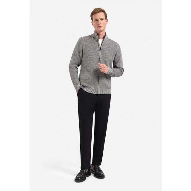 No Excess Cardigan 2 coloured melange grey melange 29230944-102 large