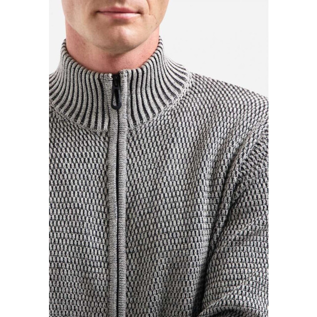 No Excess Cardigan 2 coloured melange grey melange 29230944-102 large