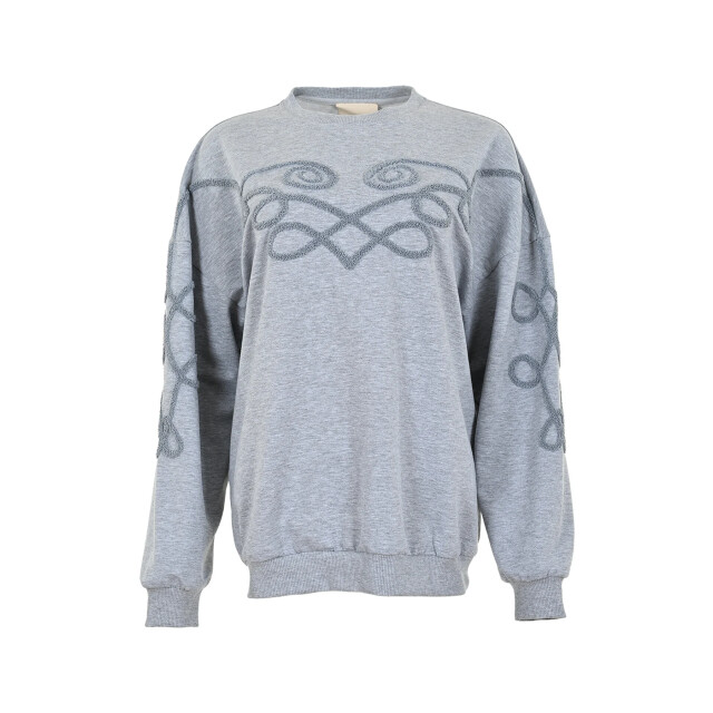 MAICAZZ Fa25.80.604 pleun sweater grey FA25.80.604 large