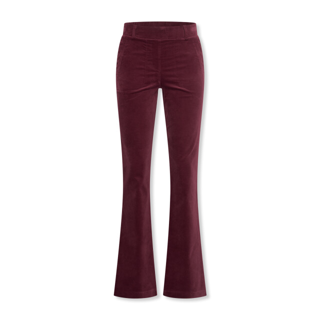 Helena Hart 7559 broek flair velvet wine 7559 large