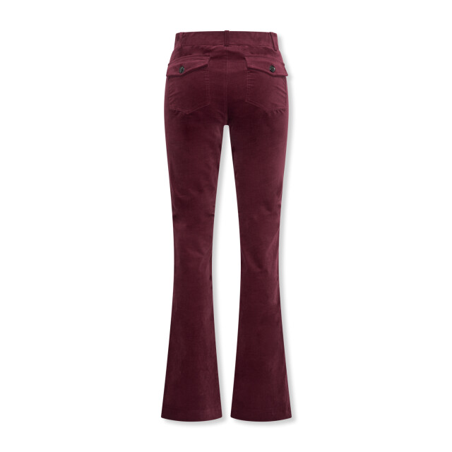 Helena Hart 7559 broek flair velvet wine 7559 large