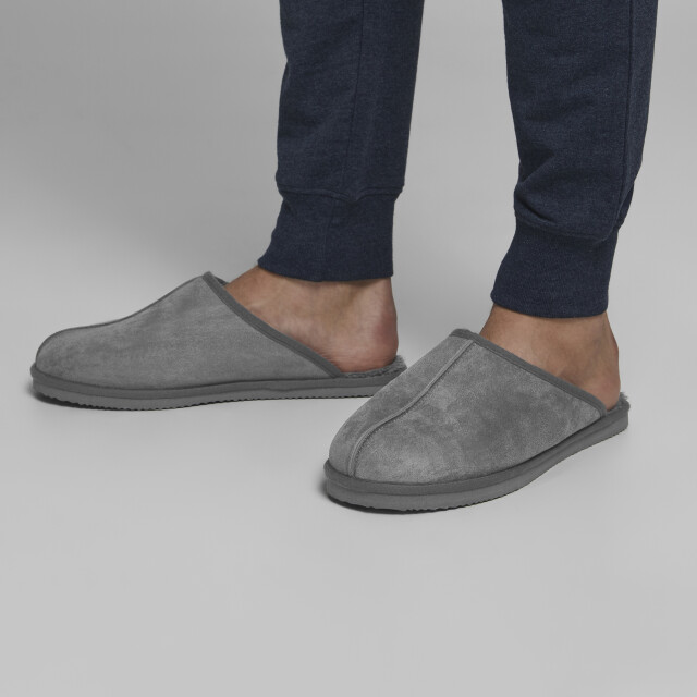 Jack & Jones Dudely microfiber pantoffel 12170310-GRY-44 large