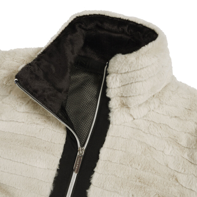Luhta isolahti fleece sweater met rits dames - 070850_100-L large
