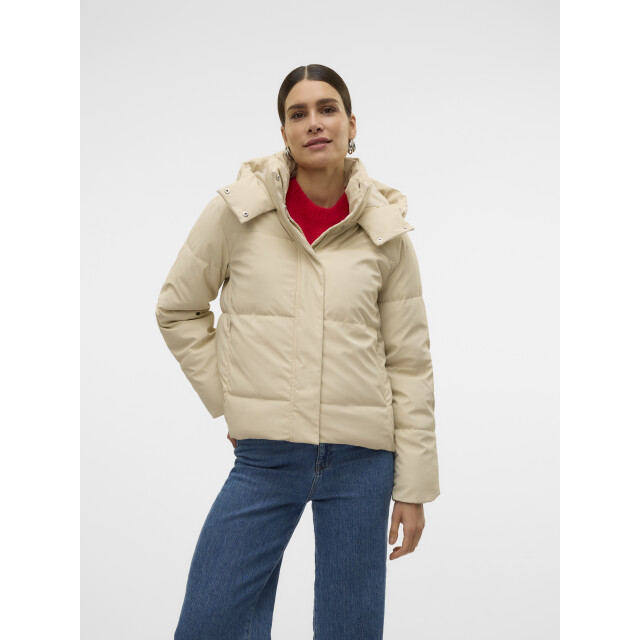 Vero Moda vmgretakylie short coated jacket no 10311315 oatmeal 06111.941.0005 large