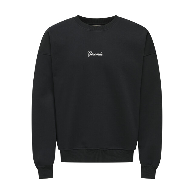 Only & Sons onsceres ski ls reg crew swe cs 22037350 jet 05735.991.0014 large