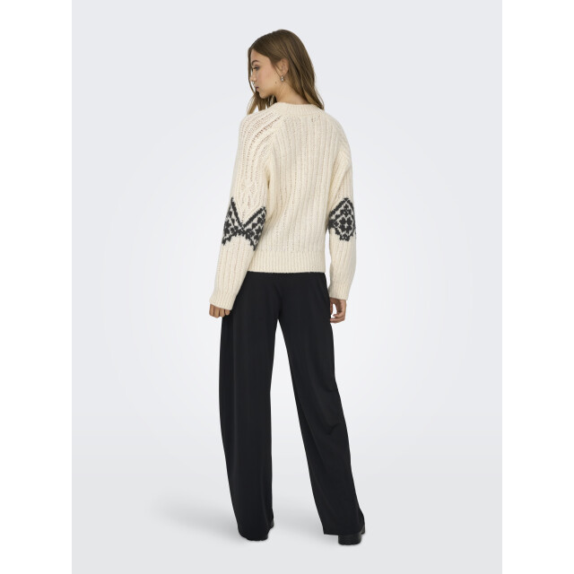 Jacqueline de Yong naomi l/s raglan jacq cable pull 15355486 ecru 06712.198.0225 large