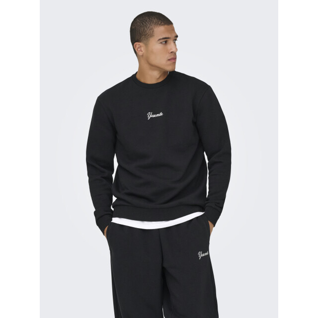 Only & Sons onsceres ski ls reg crew swe cs 22037350 jet 05735.991.0014 large