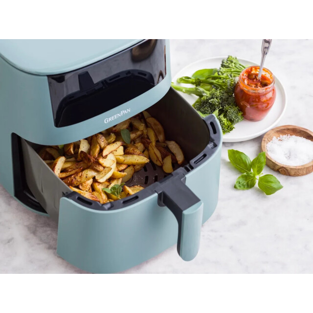 Greenpan Bistro xl airfryer 7,2l pfas-vrij smokey blue 4894871051867 large