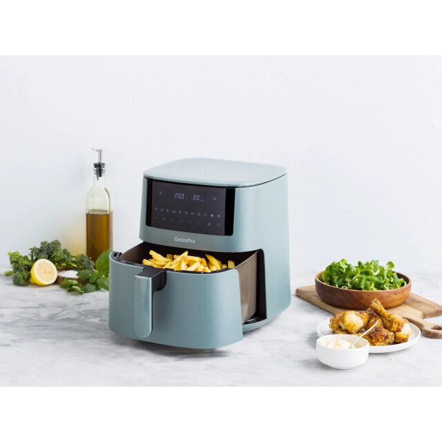 Greenpan Bistro xl airfryer 7,2l pfas-vrij smokey blue 4894871051867 large