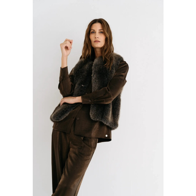 MAICAZZ Wi25.20.002 rango blouse brown WI25.20.002 large