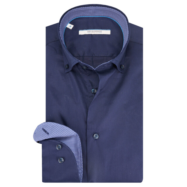 The Blueprint trendy overhemd met lange mouwen bp53-3 097718-001-S large