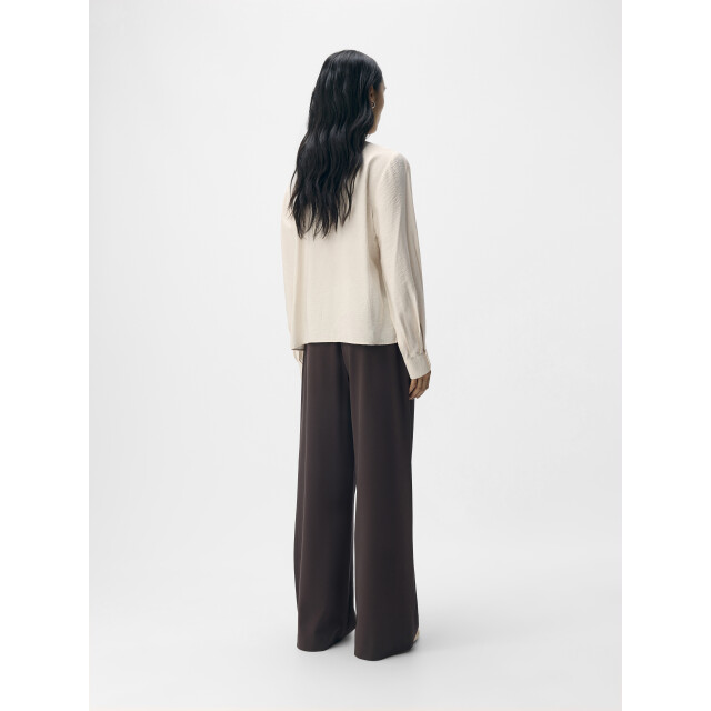 Object objjacira l/s re bow shirt noos 23048076 white sand 06615.100.0266 large