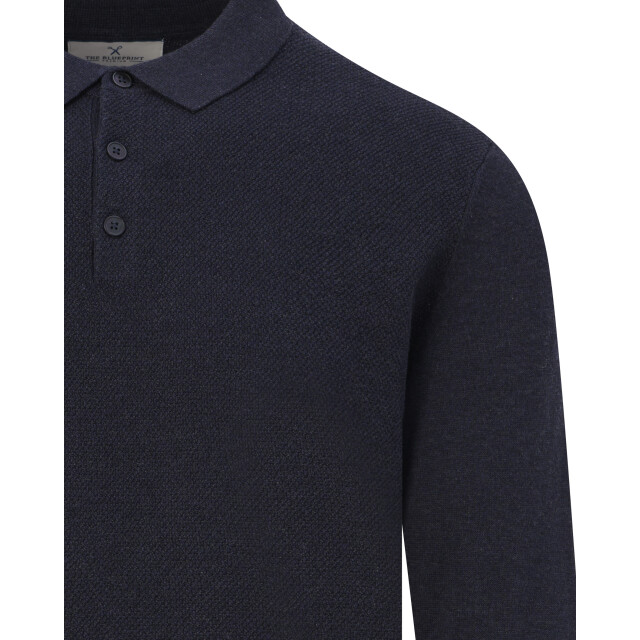 The Blueprint Structured polo long sleeve 102185-001-L large