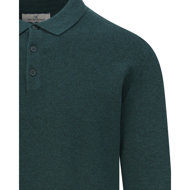The Blueprint Structured polo long sleeve 102185-005-L large