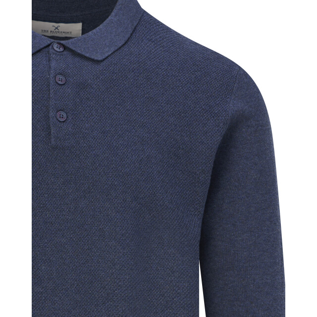 The Blueprint Structured polo long sleeve 102185-006-L large