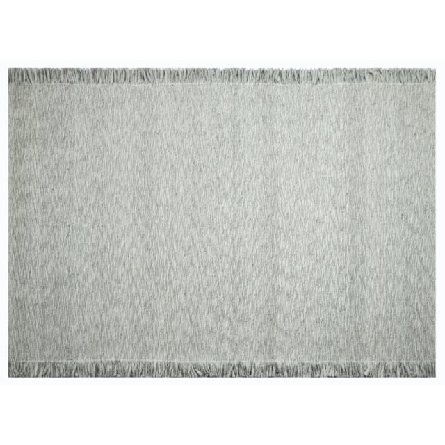 Velaar Outlet vloerkleed smyrna 100% wol effen grijs platgeweven modern- 3309741 large