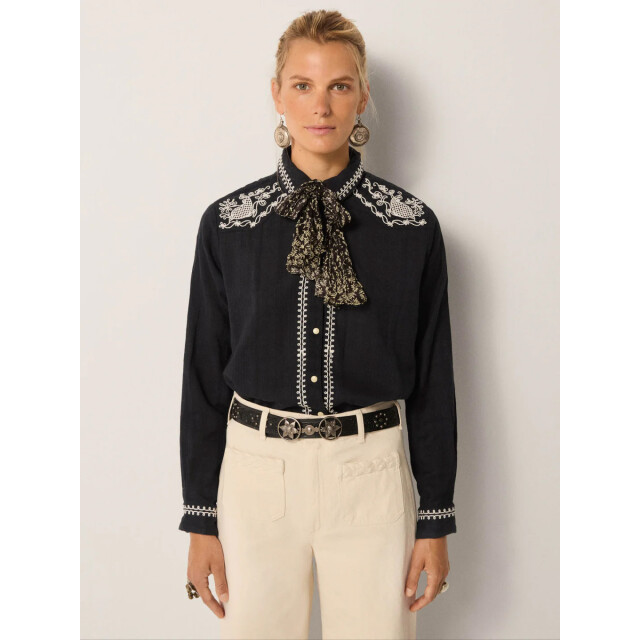 Maison Hotel Charro blouse noir Charro blouse large