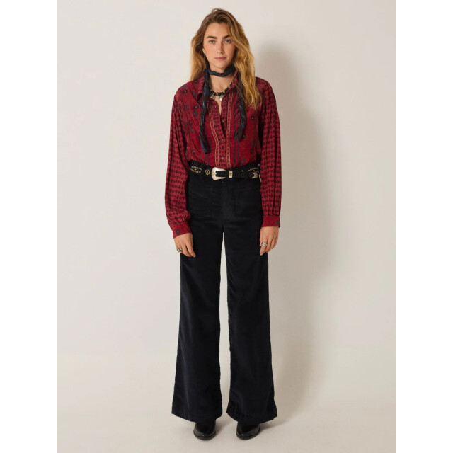 Maison Hotel Emilie blouse bordeaux Emilie blouse large