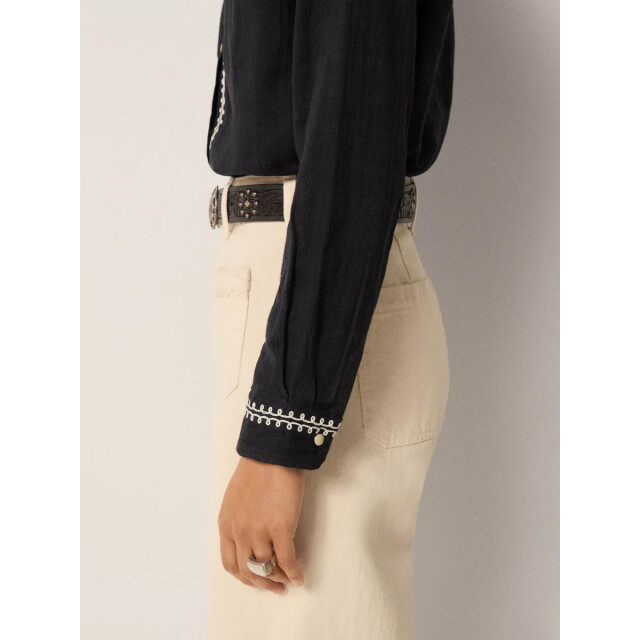 Maison Hotel Charro blouse noir Charro blouse large