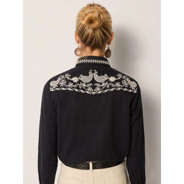 Maison Hotel Charro blouse noir Charro blouse large