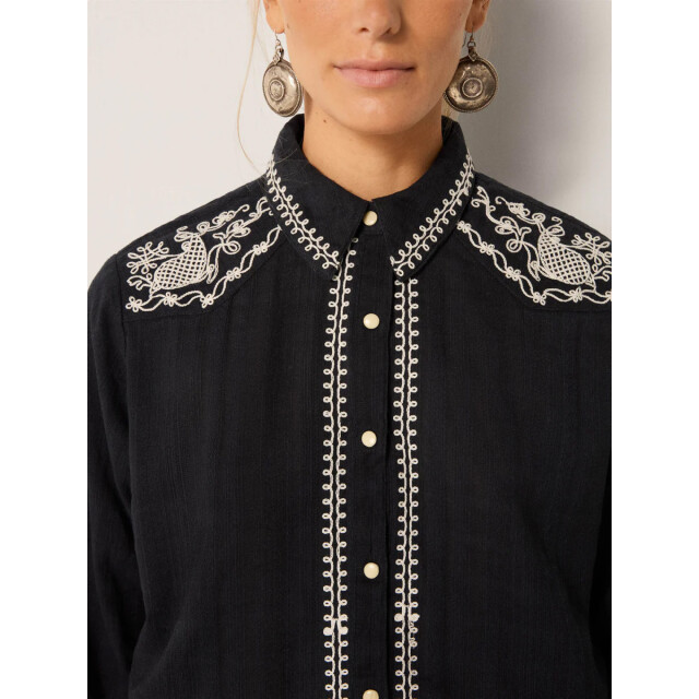 Maison Hotel Charro blouse noir Charro blouse large