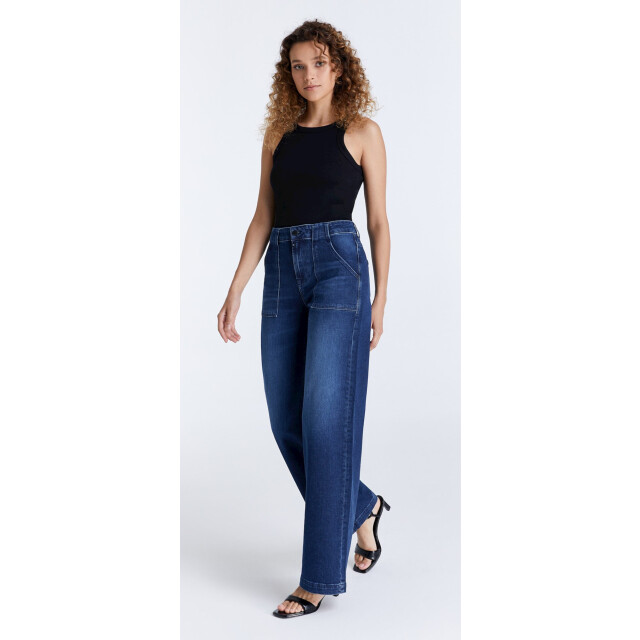 Cup of Joe High waist wide leg dark blue Lulu-4 large