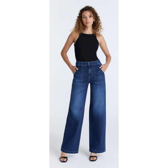 Cup of Joe High waist wide leg dark blue Lulu-4 large