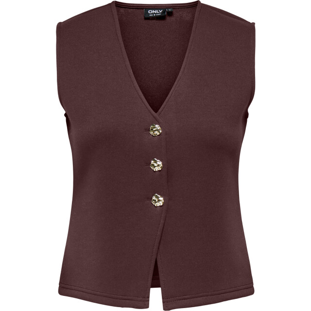 Only Onlnaomi s/l vest swt decadent chocolate/g 15364480-215570001 large