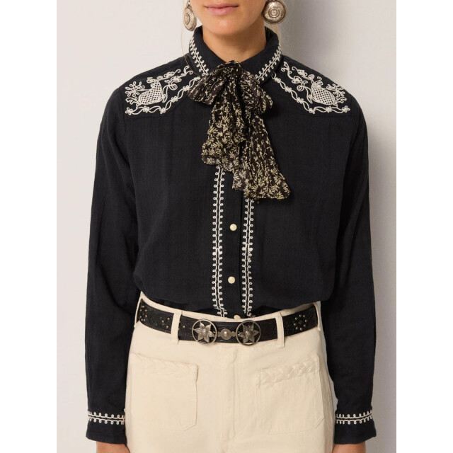 Maison Hotel Charro blouse noir Charro blouse large