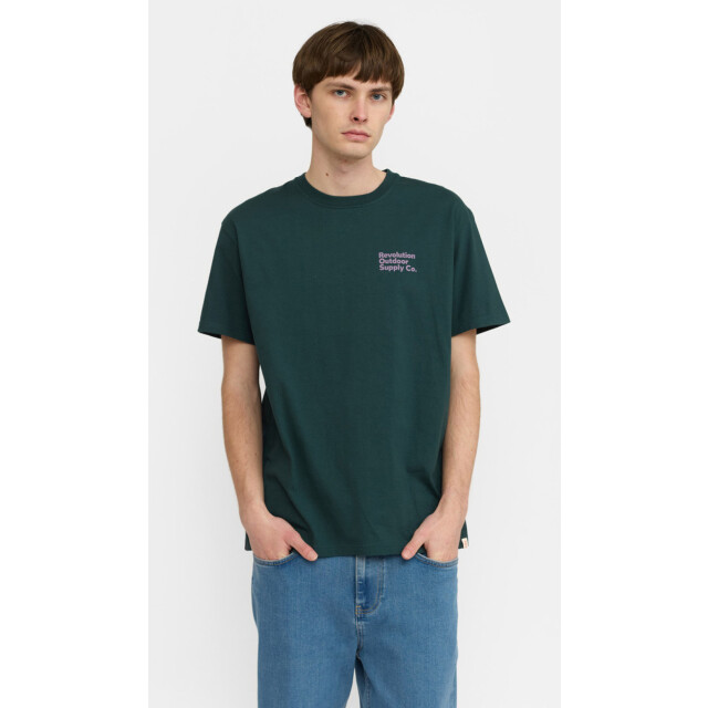 Revolution Application t-shirt darkgreen 1428 MOU-DARKGREEN large