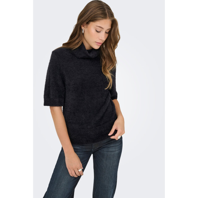 Only Onlpiumo ss highneck knt black 15364467-177911 large
