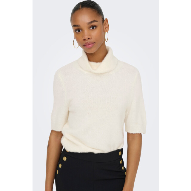 Only Onlpiumo ss highneck knt cloud dancer 15364467-177922 large