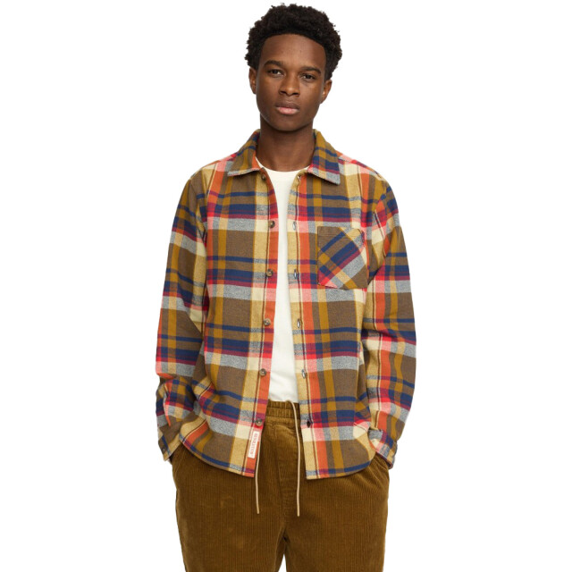 Revolution Casual shirt dustbrown 3196 DUSTBROWN large