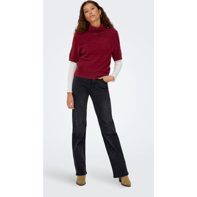 Only Onlpiumo ss highneck knt cabernet 15364467-182651 large